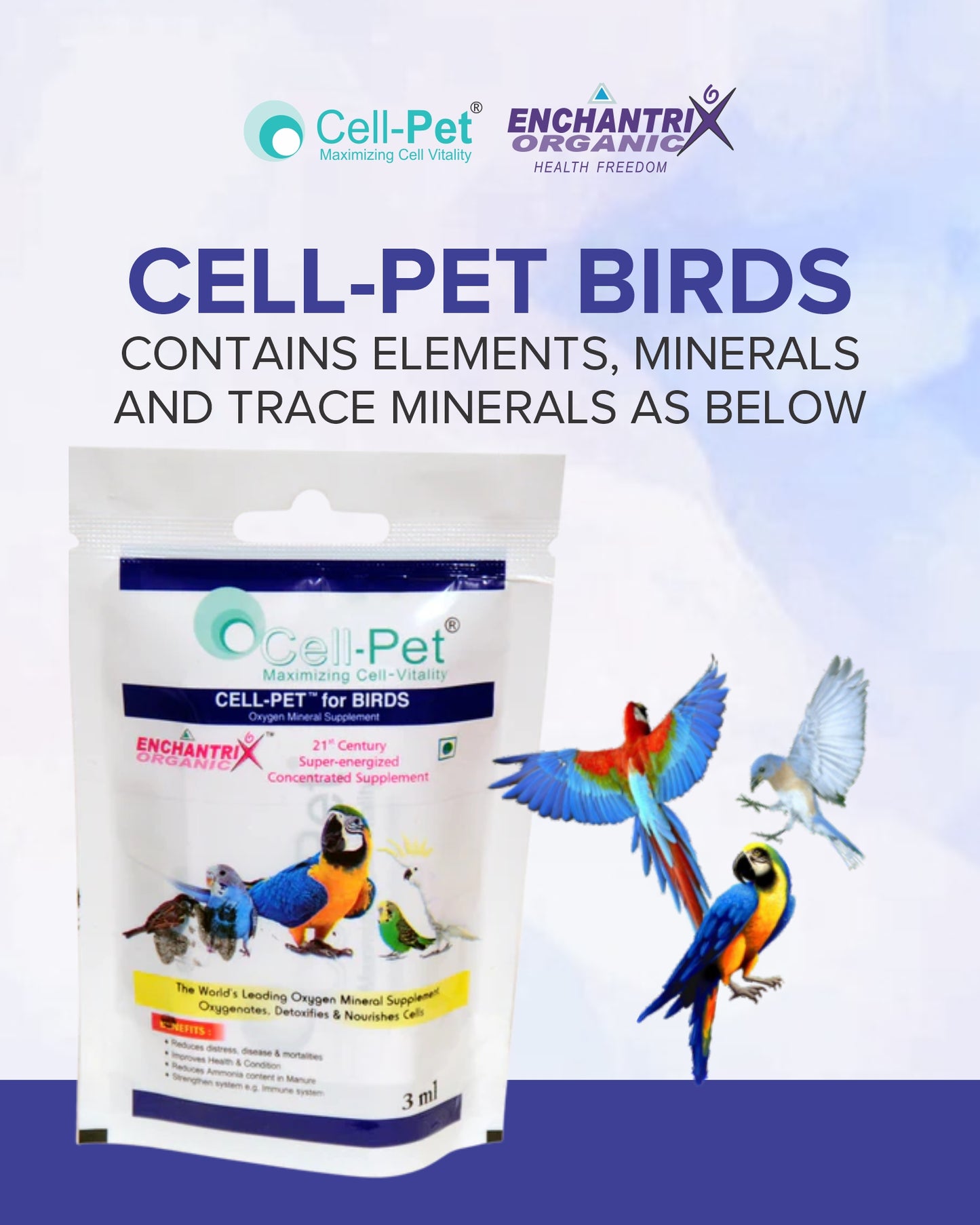 Cell-Pet® Birds  - 3 ml