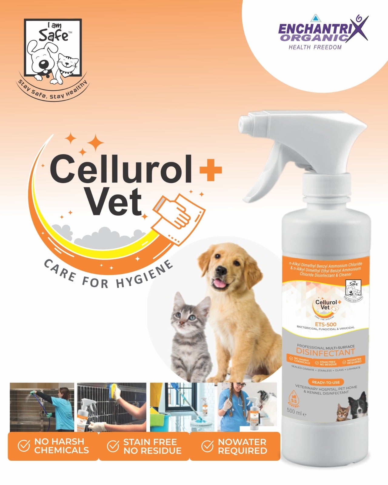 Cellurol ETS - 500 Disinfectant Cleaner - 500ml