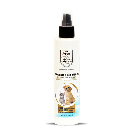 I AM FREE® Lemon Oil & Tea Tree Oil Pet Shampoo with Conditioner - 200 ml