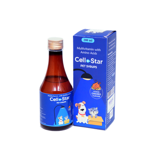 Cellostar Pet syrups Multivitamin with Amino Acids 200 ml