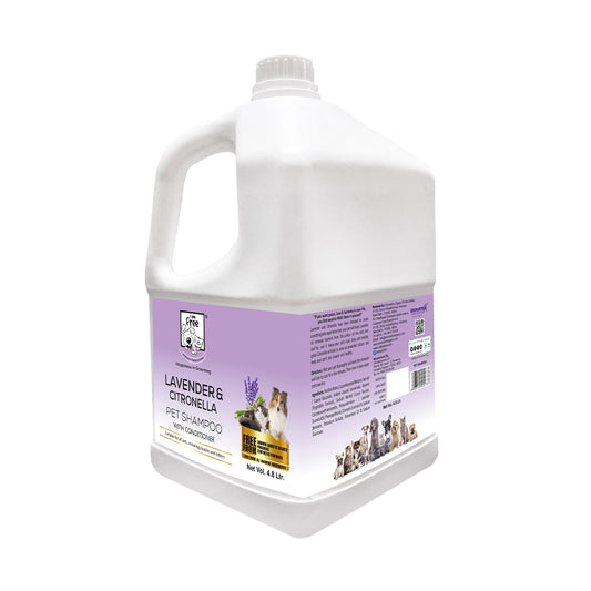 I AM FREE® Lavender & Citronella Oil Pet Shampoo with Conditioner - 4.8 Ltr.