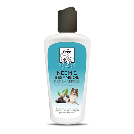 I AM FREE® Neem & Sesame Oil Pet Shampoo with Conditioner - 200 ml