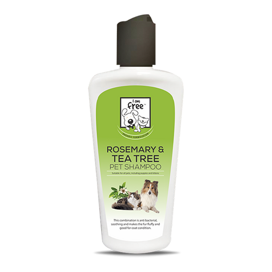 I AM FREE® Rosemary & Tea Tree Oil Pet Shampoo with Conditioner - 200 ml